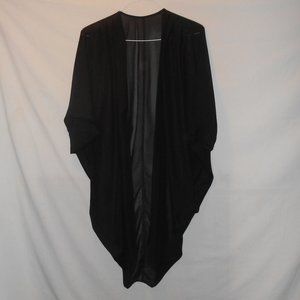 Sheer Black Swim Cover Up OS NWOT